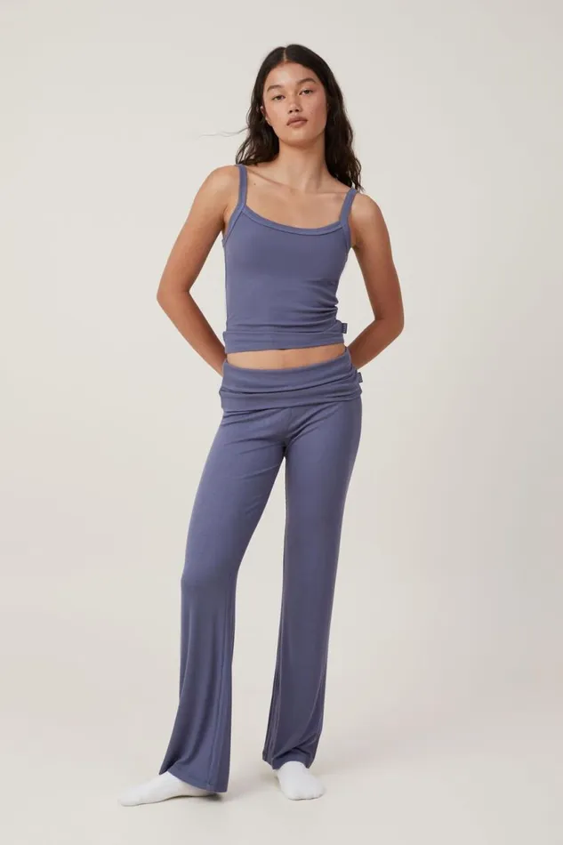 Sleep Recovery Scoop Neck Singlet Infinity Blue Women Cotton On Tops Sleep Recovery Scoop Neck Singlet Infinity Blue Women Cotton On Tops