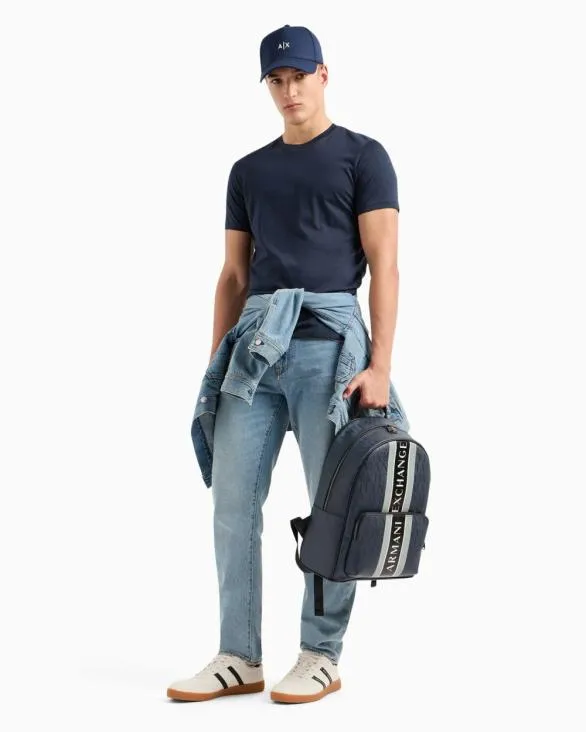 Slim Fit Pima Cotton Tshirt Navyblue Men Armani Pima TShirts Slim Fit Pima Cotton Tshirt Navyblue Men Armani Pima TShirts