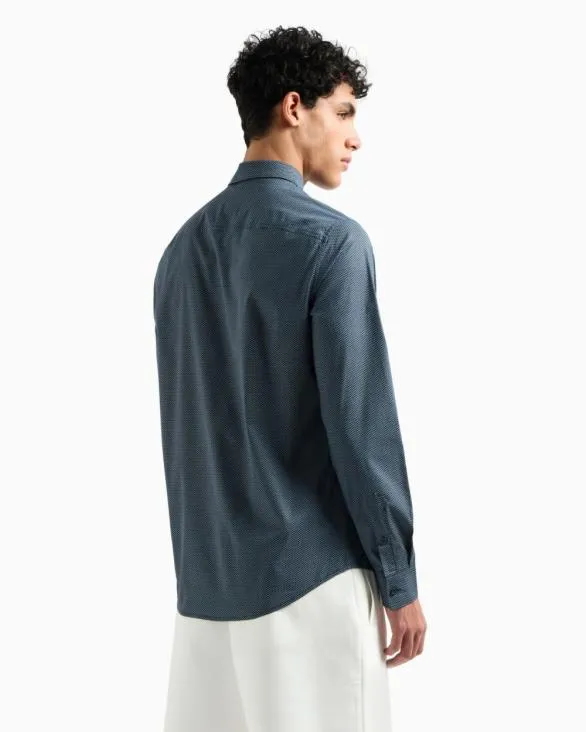 Slim Fit Stretch Cotton Shirt White Men Armani Shirts Slim Fit Stretch Cotton Shirt White Men Armani Shirts