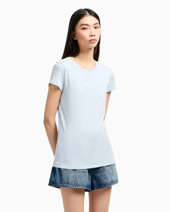 Slim Fit TShirts Lightblue Women Armani TShirts Slim Fit TShirts Lightblue Women Armani TShirts