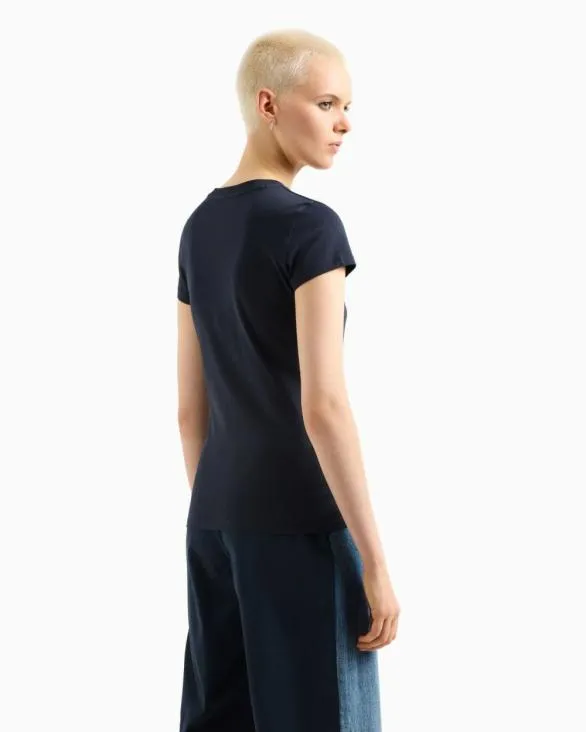 Slim Fit TShirts Navyblue Women Armani TShirts Slim Fit TShirts Navyblue Women Armani TShirts