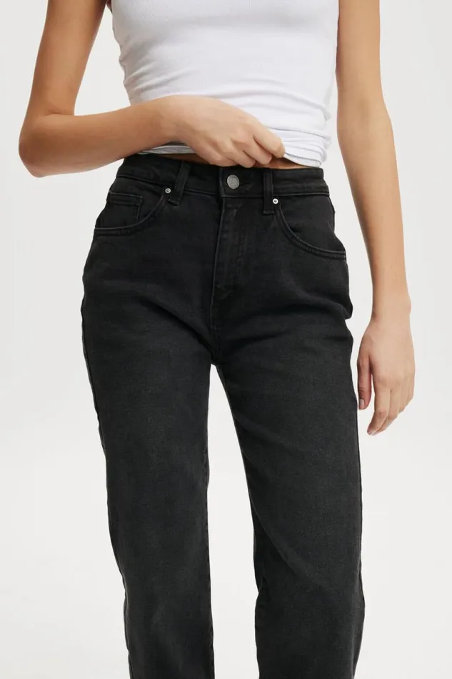 Slim Straight Jean Black Pepper Women Cotton On Pants Slim Straight Jean Black Pepper Women Cotton On Pants