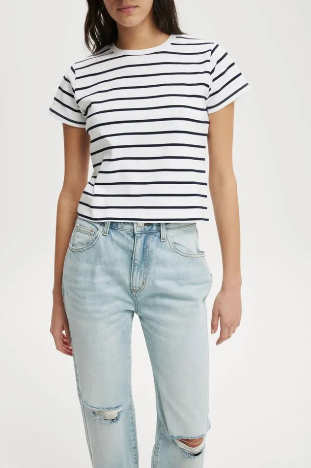 Slim Straight Jean Bondi Blue Rip Women Cotton On Pants Slim Straight Jean Bondi Blue Rip Women Cotton On Pants