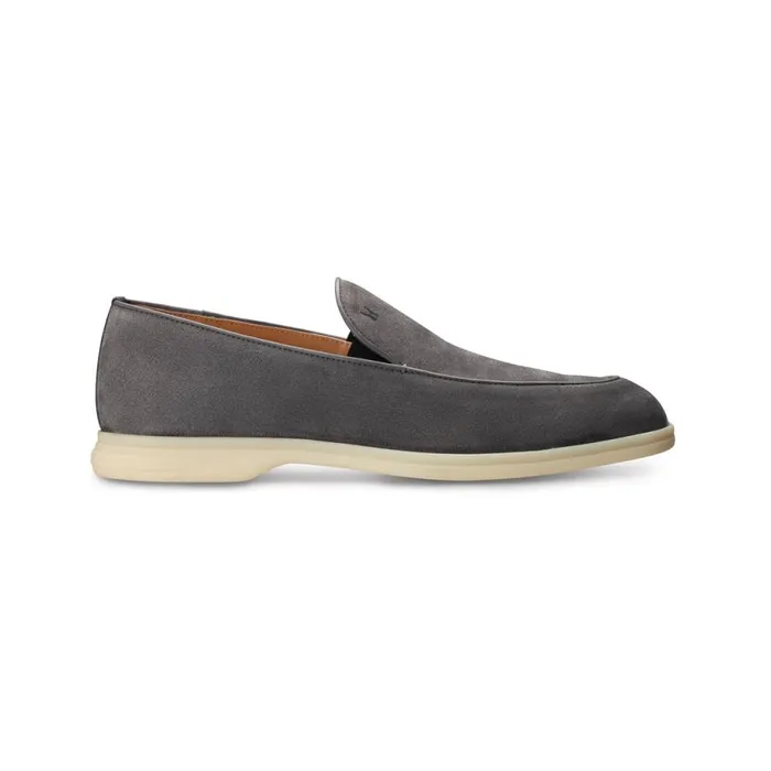 Slipon Men Moreschi Grey Suede Slip On