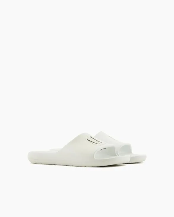 Slippers With Icon Project Logo White Men Armani Sandals Slippers With Icon Project Logo White Men Armani Sandals