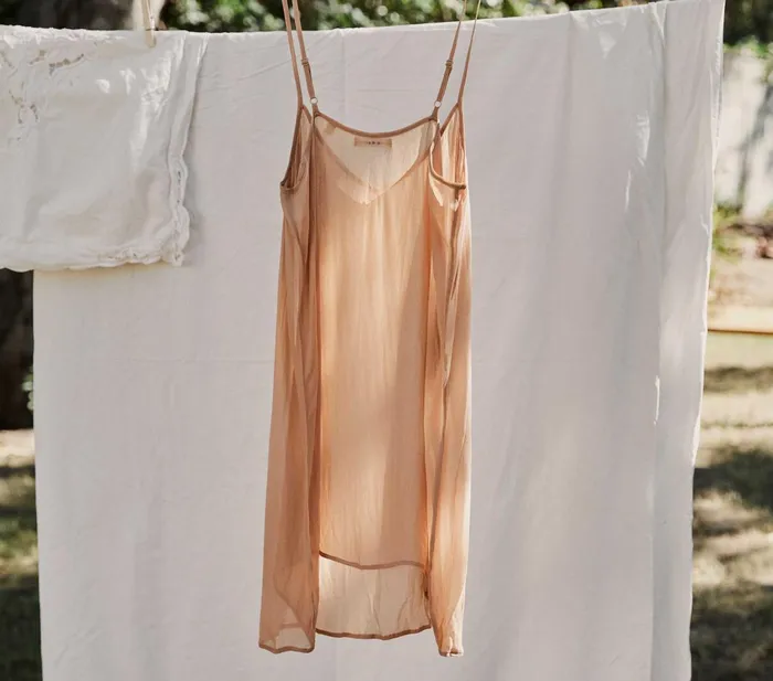Slips Women DEN Short Deep VNeck Slip Sand Dollar Slips Women DEN Short Deep VNeck Slip Sand Dollar