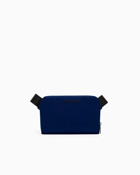 Small Shoulder Bag With Zip Blue Men Armani Belt Bags
