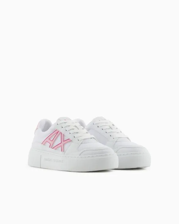 Sneakers With Contrasting Logo White Women Armani Sneakers Sneakers With Contrasting Logo White Women Armani Sneakers