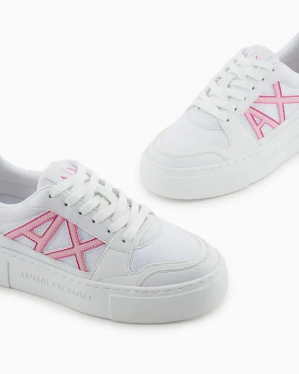 Sneakers With Contrasting Logo White Women Armani Sneakers Sneakers With Contrasting Logo White Women Armani Sneakers