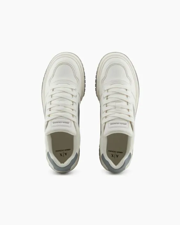 Sneakers With Contrasting Side Band Grey Men Armani Sneakers Sneakers With Contrasting Side Band Grey Men Armani Sneakers