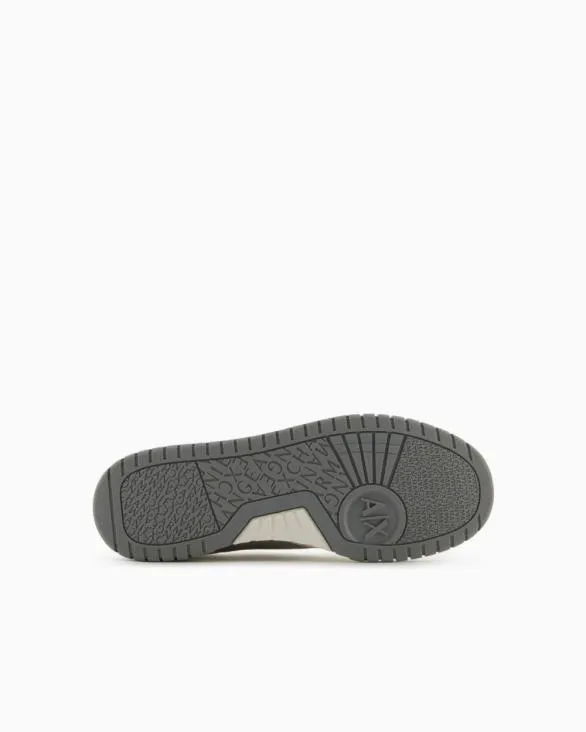 Sneakers With Contrasting Side Band Grey Men Armani Sneakers Sneakers With Contrasting Side Band Grey Men Armani Sneakers