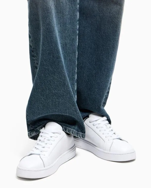 Sneakers With Laces And Logo White Women Armani Sneakers Sneakers With Laces And Logo White Women Armani Sneakers