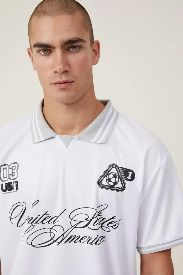 Soccer Jersey Whiteunited Premier Men Cotton On Tees and Tanks Soccer Jersey Whiteunited Premier Men Cotton On Tees and Tanks