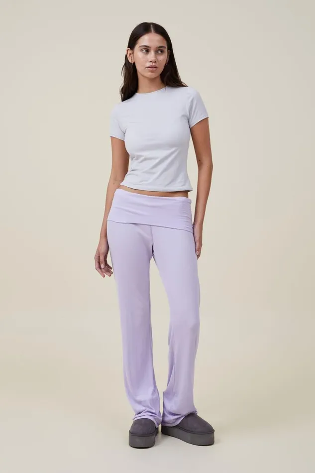 Soft Lounge Fitted TShirt Grey Women Cotton On Tops Soft Lounge Fitted TShirt Grey Women Cotton On Tops