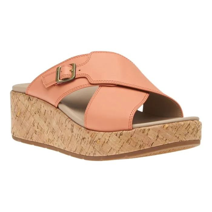 Solstice Cross Slide Metatarsal Orange Womens Abeo Sandals