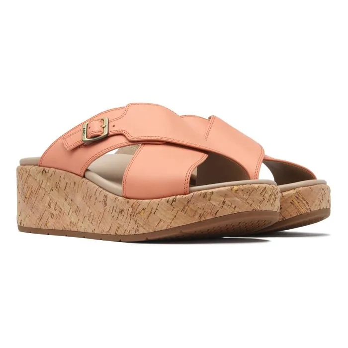 Solstice Cross Slide Metatarsal Orange Womens Abeo Sandals