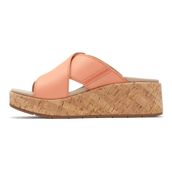 Solstice Cross Slide Metatarsal Orange Womens Abeo Sandals