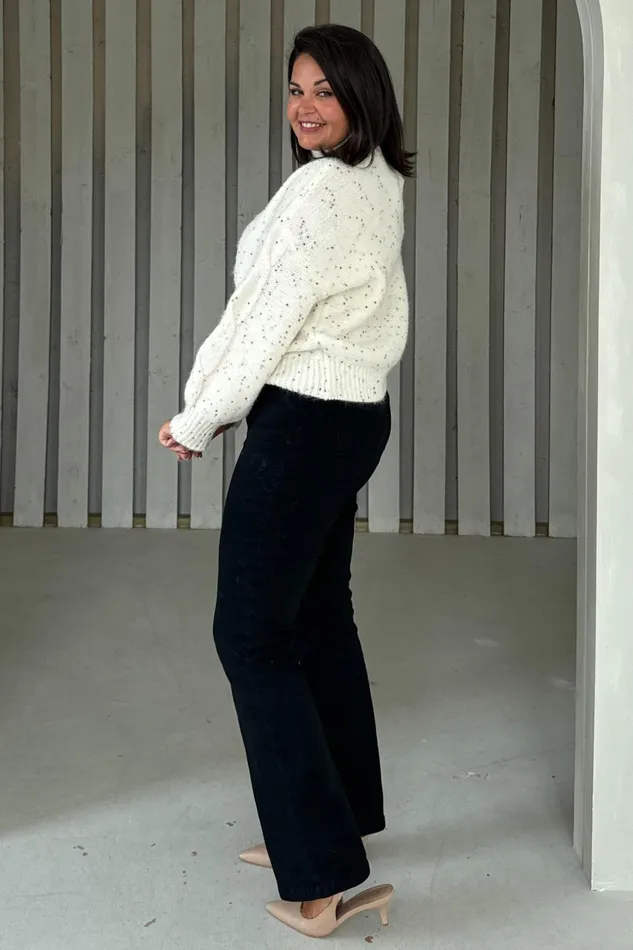 Sonya Cream Speckled Sequin Knit Jumper Women Girl In Mind Knitwear Sonya Cream Speckled Sequin Knit Jumper Women Girl In Mind Knitwear