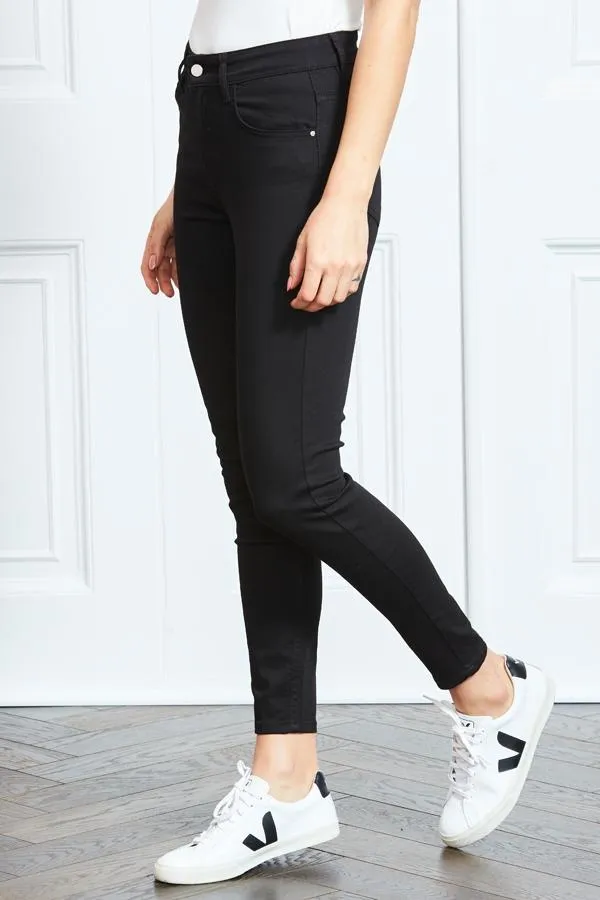 Sosandar Jeans and Jeggings Women Black Perfect Skinny Jeans Black
