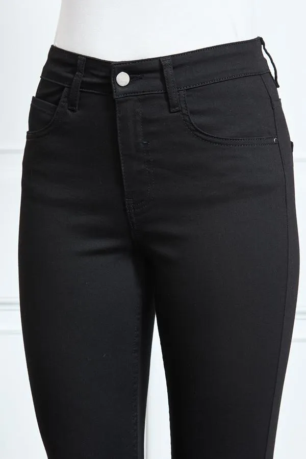 Sosandar Jeans and Jeggings Women Black Perfect Skinny Jeans Black