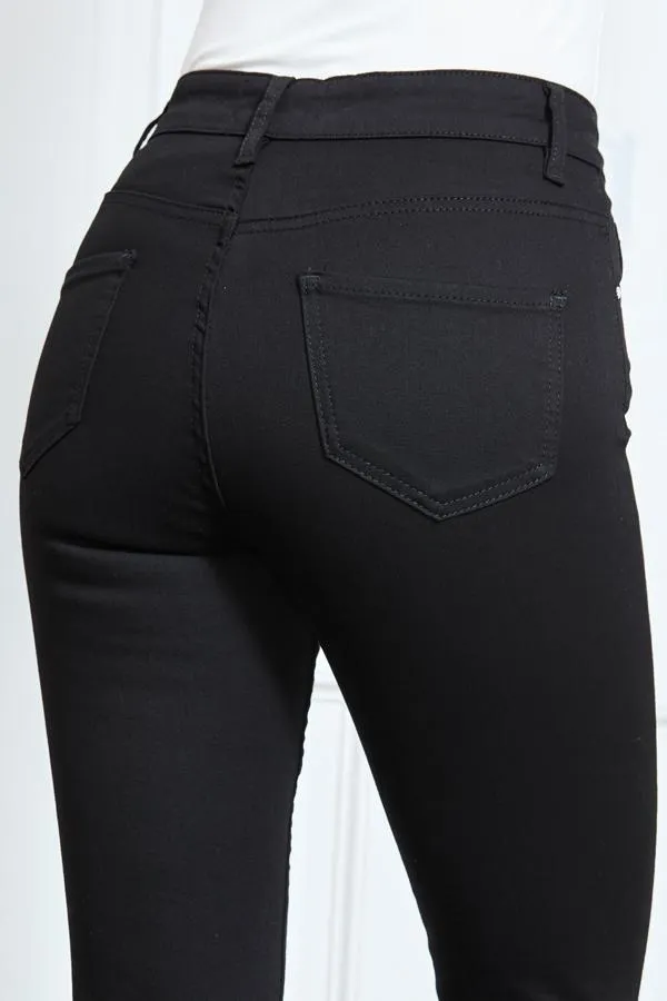 Sosandar Jeans and Jeggings Women Black Perfect Skinny Jeans Black