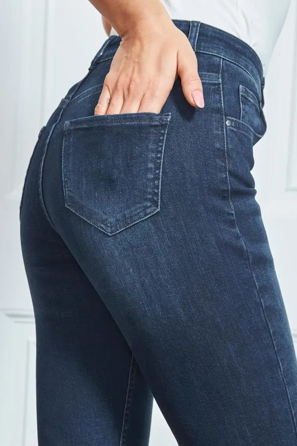 Sosandar Jeans and Jeggings Women Dark Indigo Perfect Skinny Jeans Dark Indigo