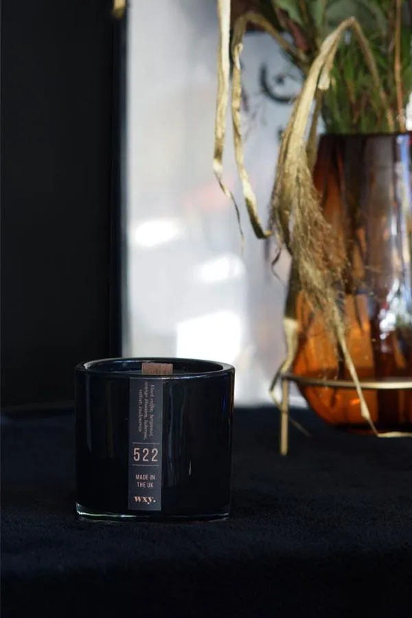 Sosandar Nightwear Women WXY Black Coffee and Orange Blossom Wood Wick Candle Black