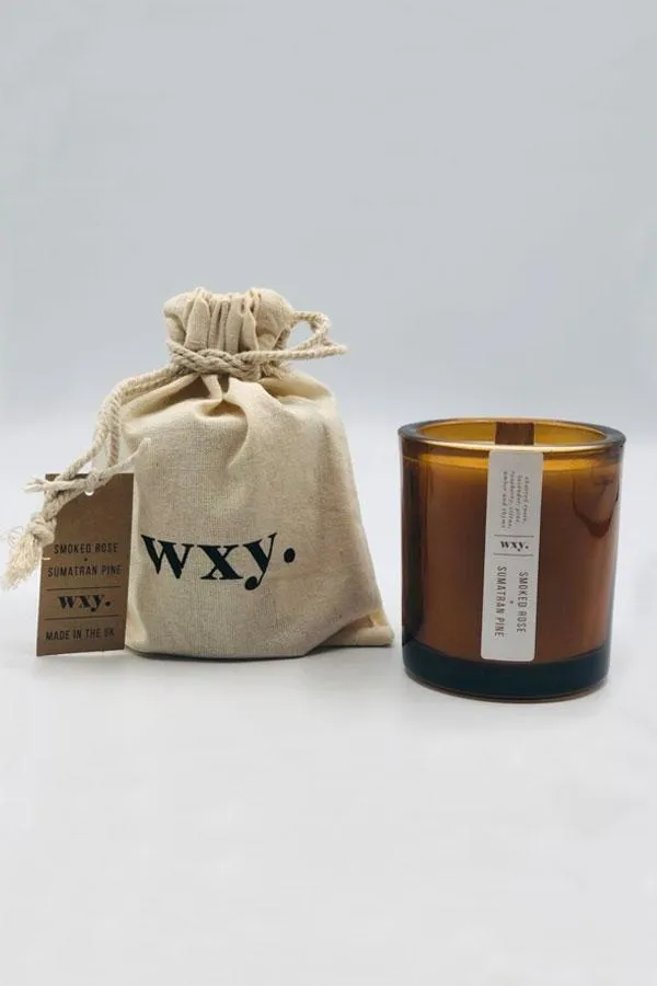 Sosandar Nightwear Women WXY Smoked Rose and Sumatran Pine Wood Wick Candle