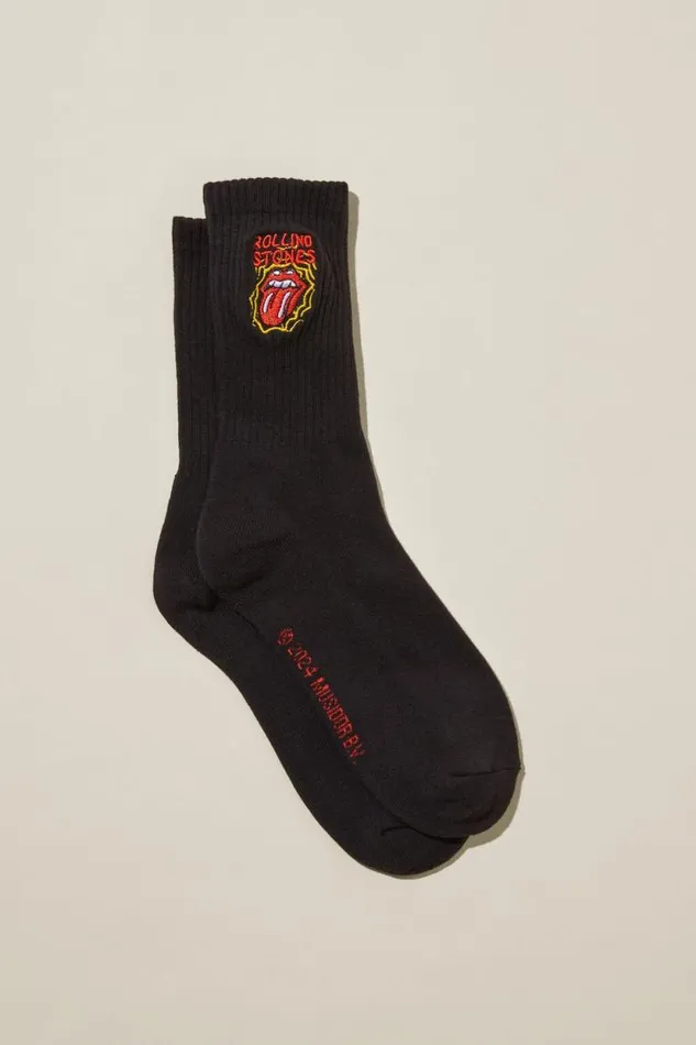 Special Edition Sock Lcn Bra Blackrolling Stones Airbrush Men Cotton On Socks and Underwear Special Edition Sock Lcn Bra Blackrolling Stones Airbrush Men Cotton On Socks and Underwear