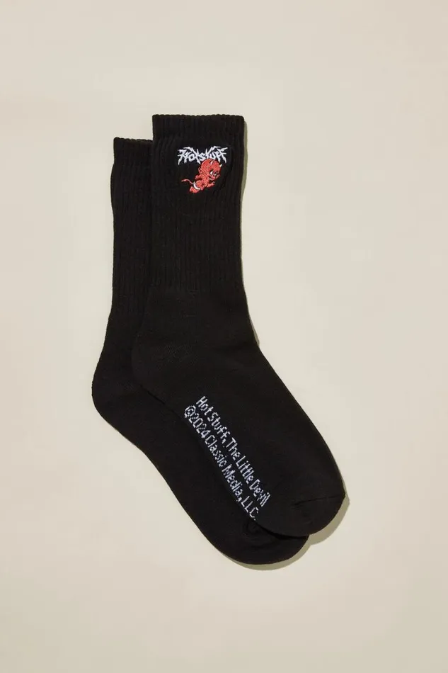 Special Edition Sock Lcn Hot Washed Black Hot Stuff Men Cotton On Socks and Underwear Special Edition Sock Lcn Hot Washed Black Hot Stuff Men Cotton On Socks and Underwear