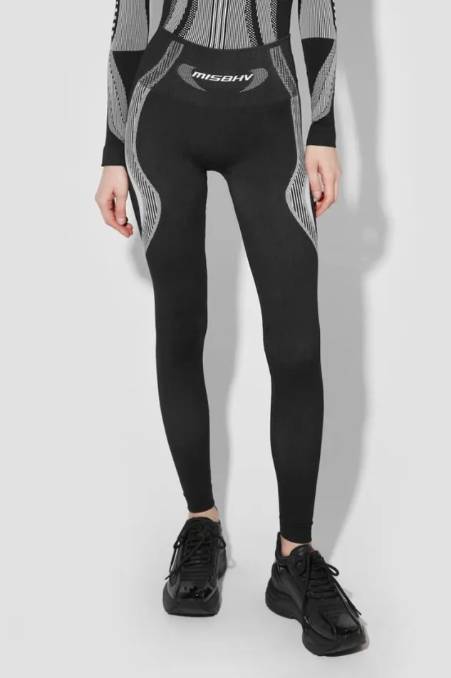 Sport Active Classic Leggings Blackwhite Women MISBHV Leggings
