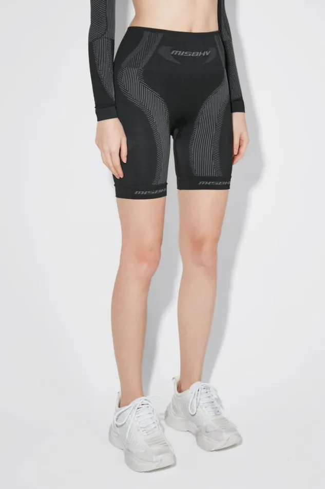 Sport Biker Shorts Muted Black Women MISBHV Shorts
