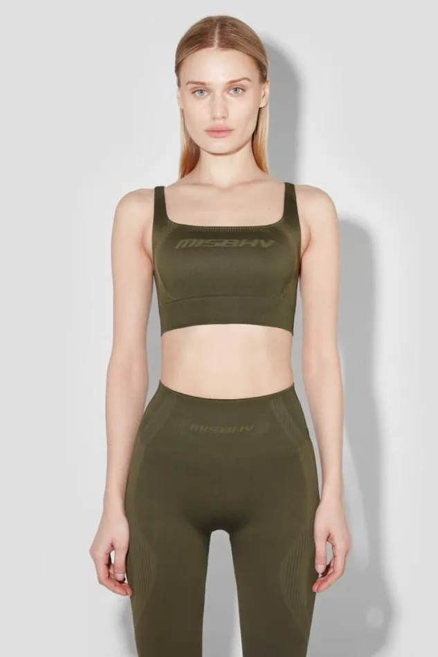 Sport Bra Top Green Women MISBHV Bras