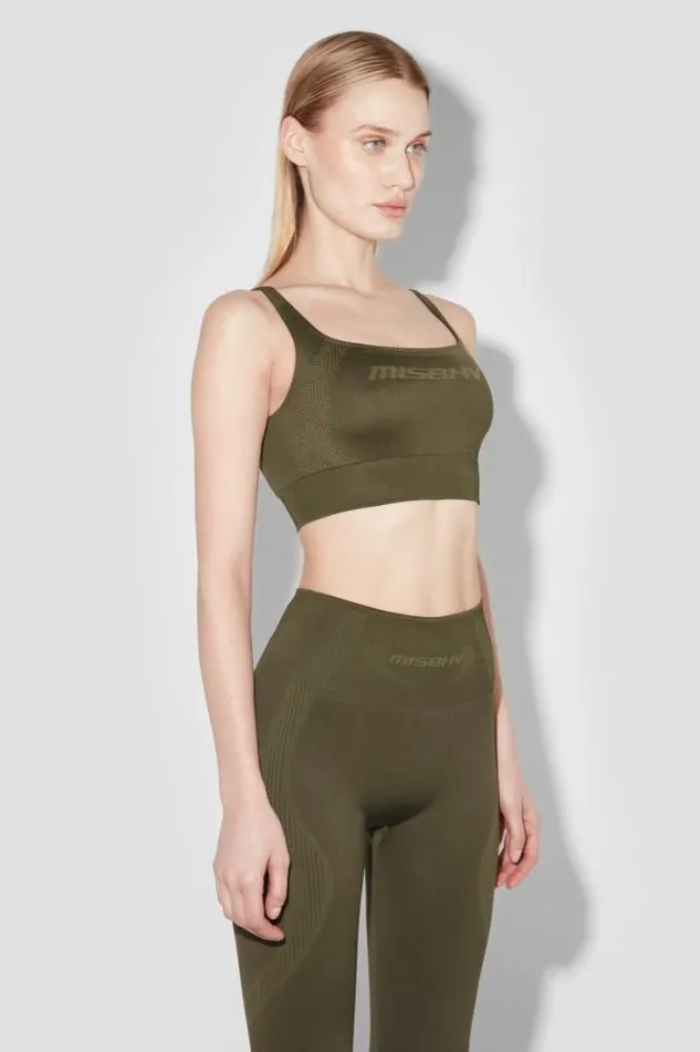 Sport Bra Top Green Women MISBHV Bras