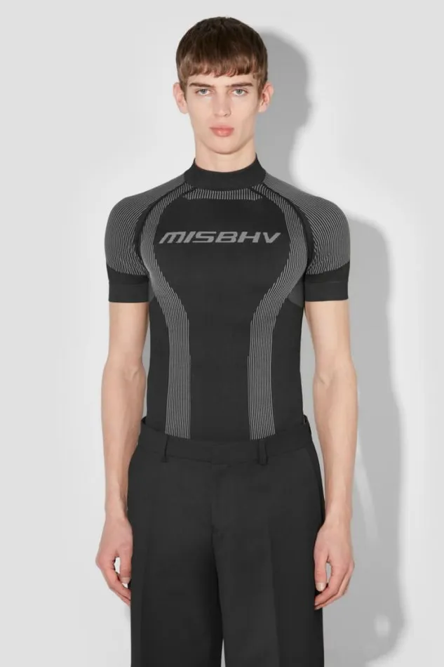 Sport TShirt Muted Black Men MISBHV Tops