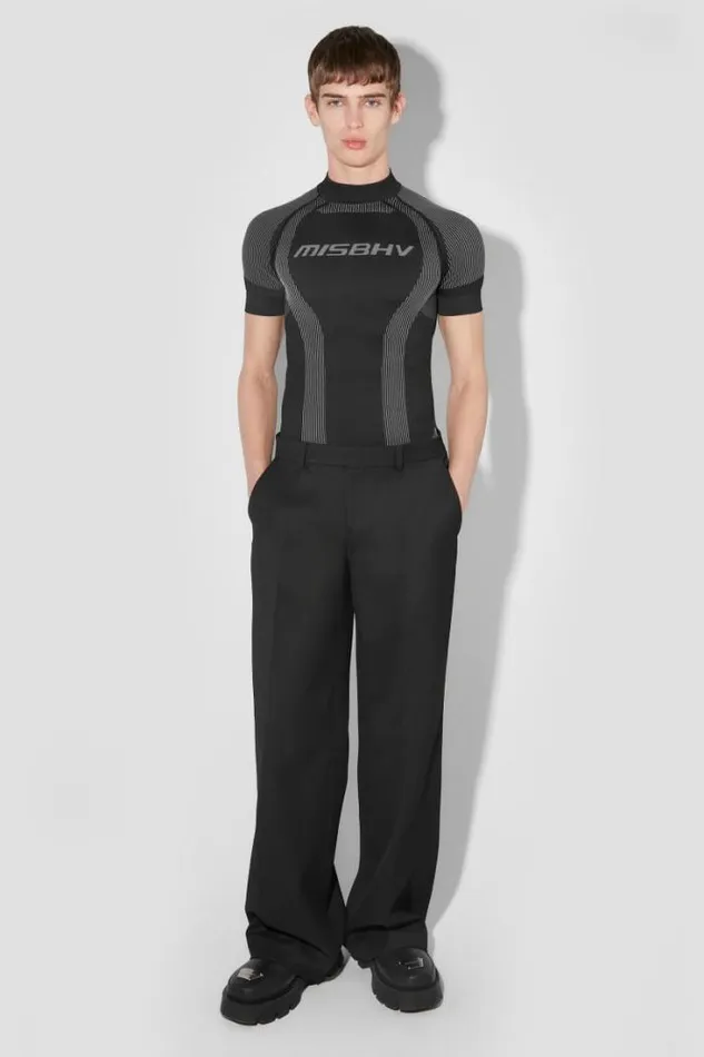Sport TShirt Muted Black Men MISBHV Tops