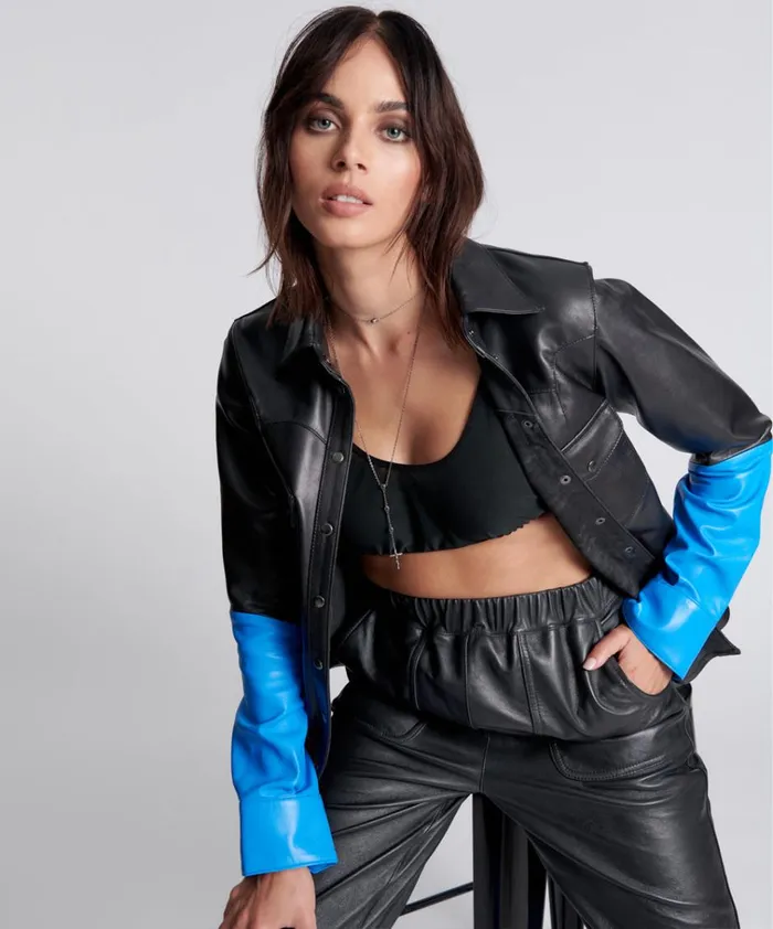 STAND BY LEATHER TRACK PANTS Women One Teaspoon Bottoms STAND BY LEATHER TRACK PANTS Women One Teaspoon Bottoms