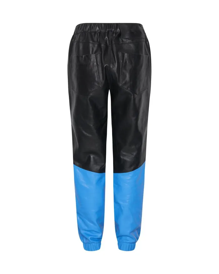 STAND BY LEATHER TRACK PANTS Women One Teaspoon Bottoms STAND BY LEATHER TRACK PANTS Women One Teaspoon Bottoms
