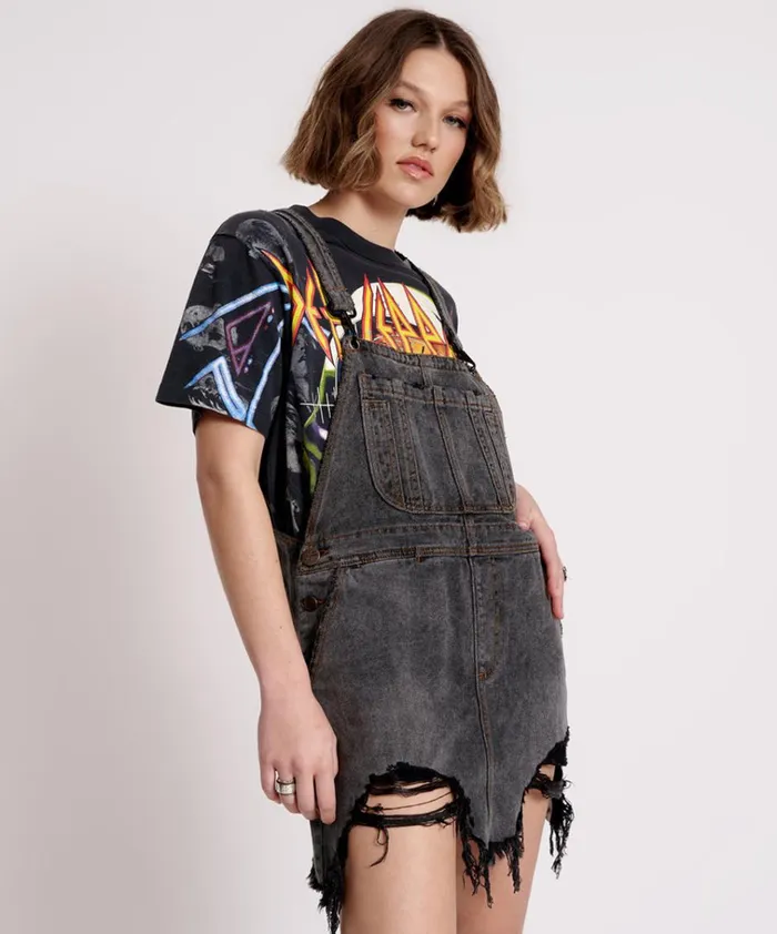 STANTON ST DENIM PINI DRESS Women One Teaspoon Midi and Maxi Dresses STANTON ST DENIM PINI DRESS Women One Teaspoon Midi and Maxi Dresses
