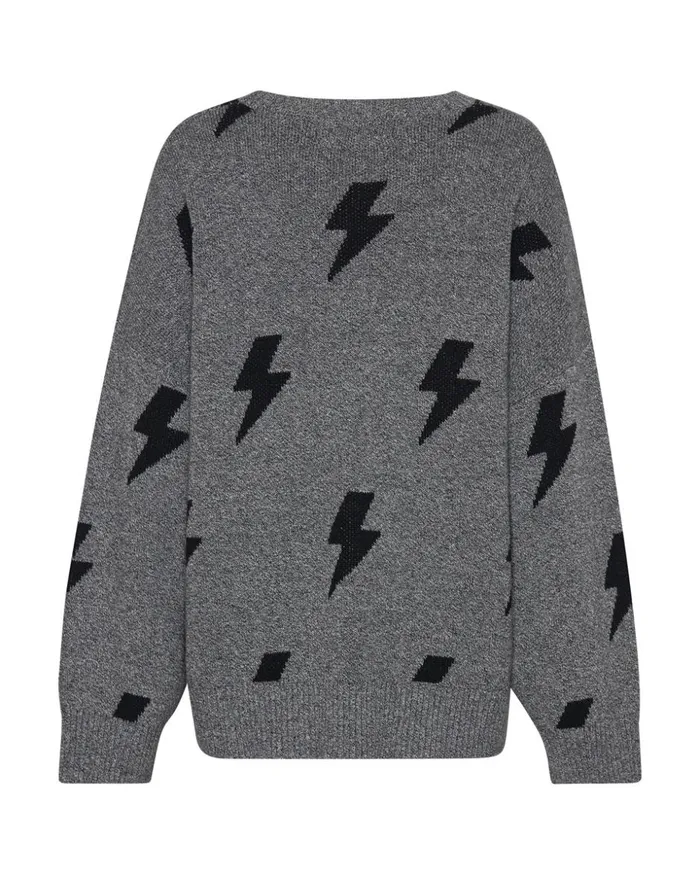 STATIC LIGHTNING SWEATER Women One Teaspoon Knitwear STATIC LIGHTNING SWEATER Women One Teaspoon Knitwear