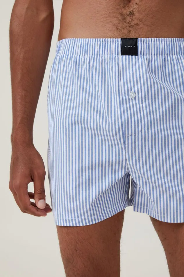 Stretch Boxer Short Bluewhite Stripe Men Cotton On Socks and Underwear Stretch Boxer Short Bluewhite Stripe Men Cotton On Socks and Underwear