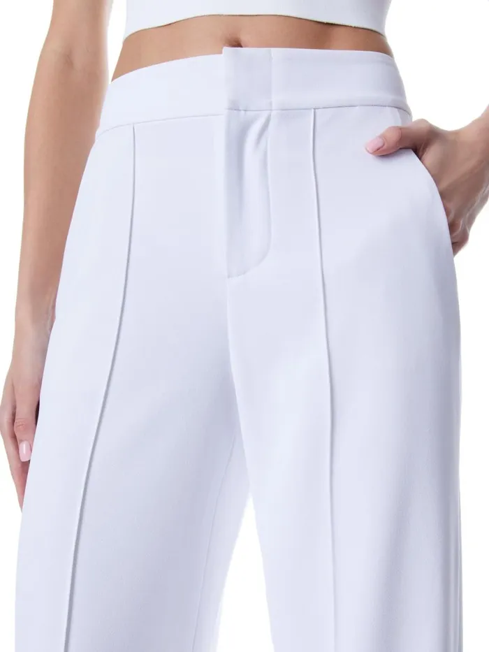 Suits Women Alice Olivia DYLAN HIGH WAISTED WIDE LEG PANT Black