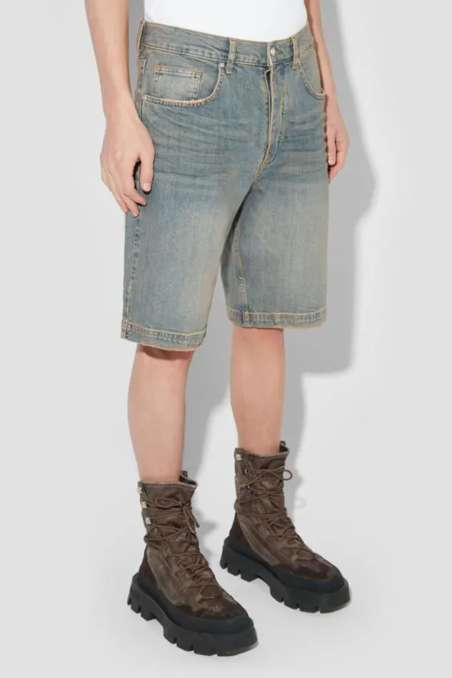 Sunset Wash Baggy Denim Shorts Blue Men MISBHV Shorts