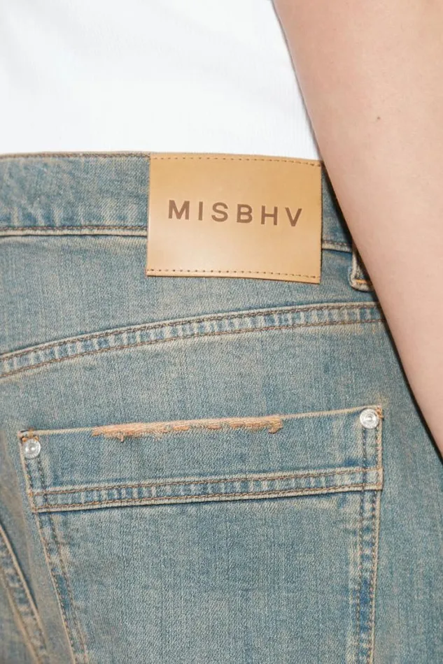 Sunset Wash Baggy Denim Shorts Blue Men MISBHV Shorts