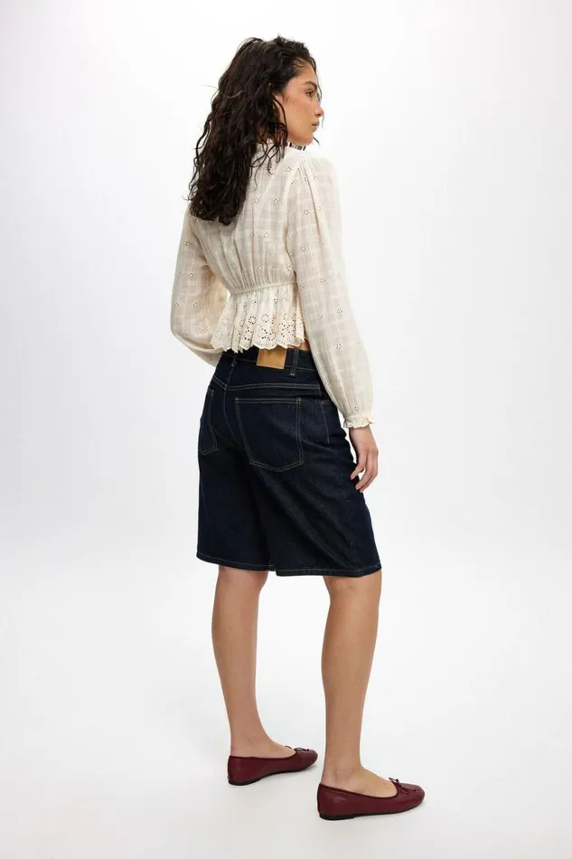 Super Baggy Denim Jort Indigo Women Cotton On Shorts Super Baggy Denim Jort Indigo Women Cotton On Shorts