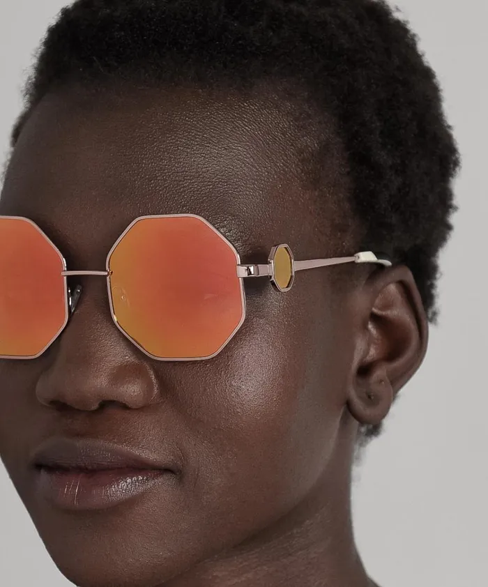 SUPERHERO SUNGLASSES GOLD Women One Teaspoon Sunglasses SUPERHERO SUNGLASSES GOLD Women One Teaspoon Sunglasses