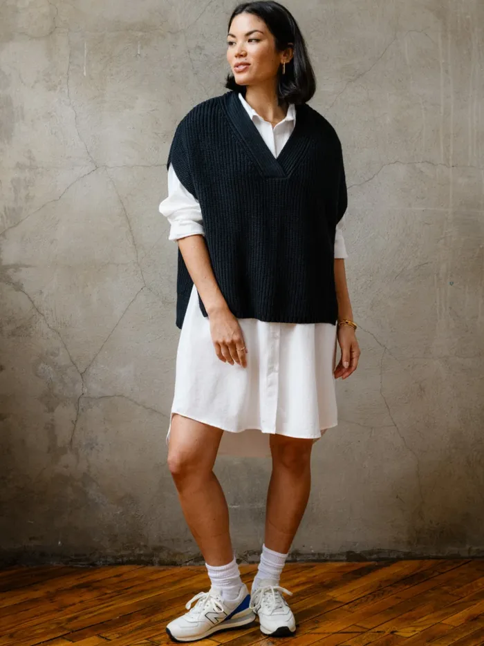 Sweaters Women Able Ingrid Sweater Vest Black