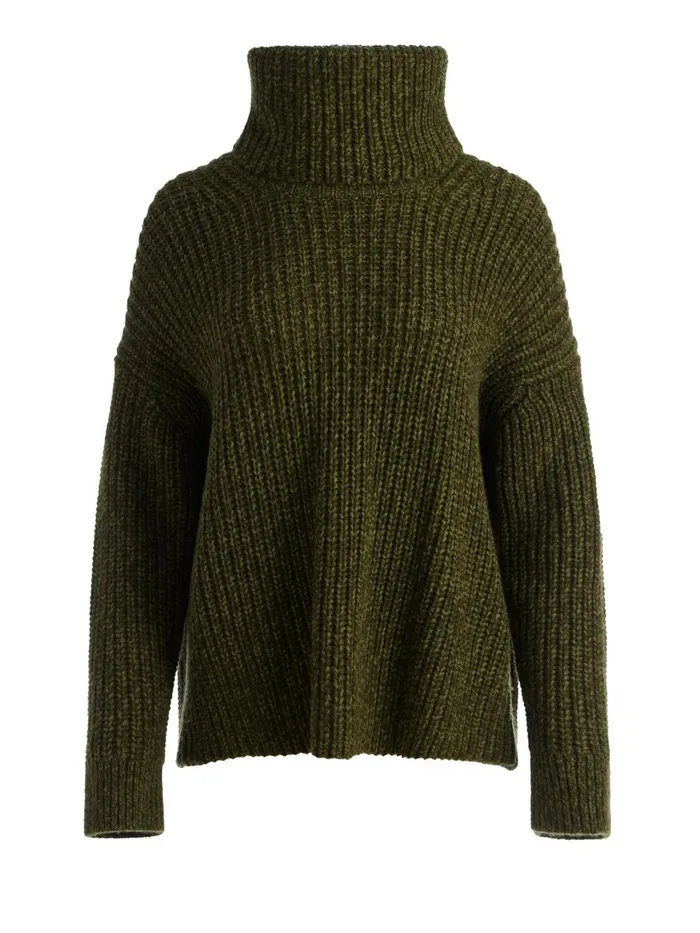 Sweaters Women Alice Olivia VERE DETACHABLE TURTLENECK SWEATER Bordeaux