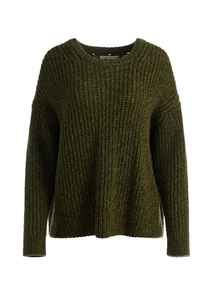 Sweaters Women Alice Olivia VERE DETACHABLE TURTLENECK SWEATER Bordeaux