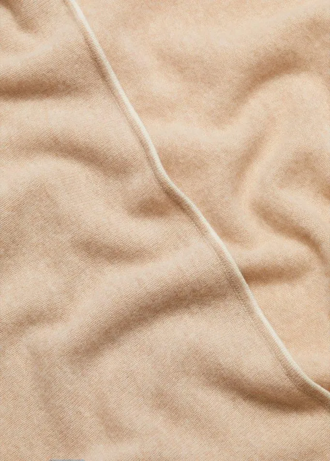 Sweaters Women Vince Tipped JerseyKnit Cashmere Cape Oakwhite Sweaters Women Vince Tipped JerseyKnit Cashmere Cape Oakwhite